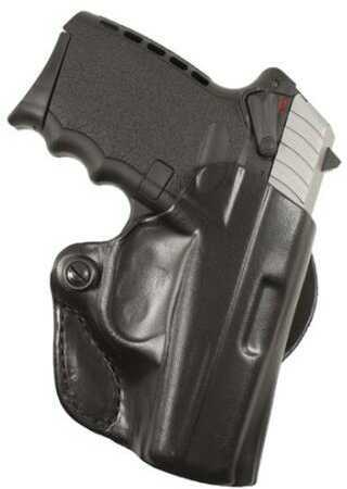 Desantis Mini Scabbard Belt Holster Fits SCCY CPX 1 & 2 Right Hand Leather Material Black Finish 019BAY6Z0